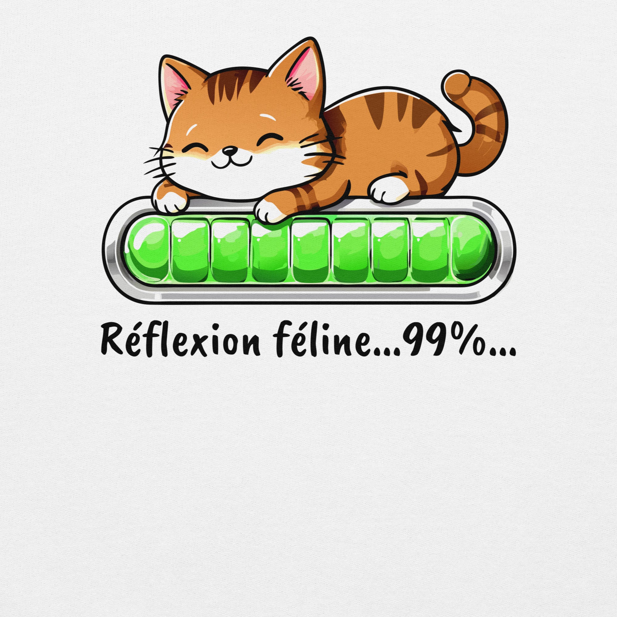 hoodie-imprimé-chat-réfléchit