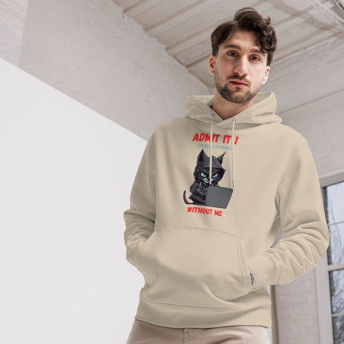 Hoodie Bio | Chat Hacker & Sassy - Felpatee - Hoodie Bio - Felpatee