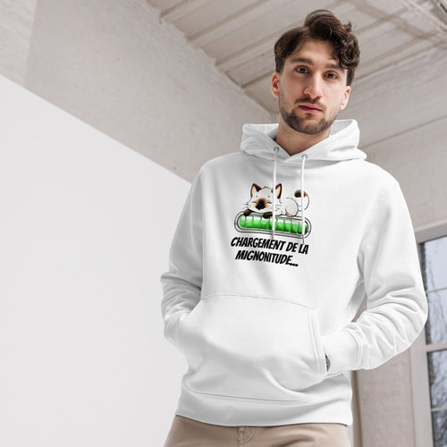 Hoodie Bio | Chaton Siamois Adorable - Felpatee - sweat a capuche durable - Felpatee