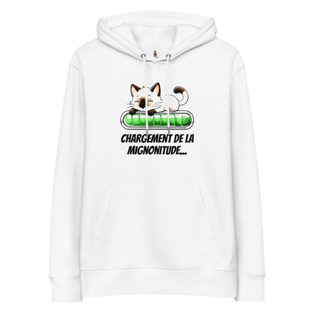 Hoodie Bio | Chaton Siamois Adorable - Felpatee - sweat a capuche durable - Felpatee