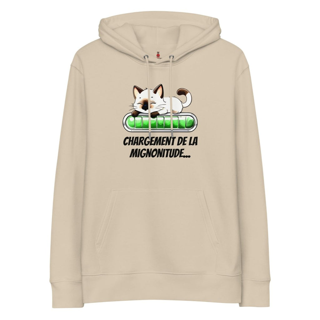Hoodie Bio | Chaton Siamois Adorable - Felpatee - sweat a capuche durable - Felpatee