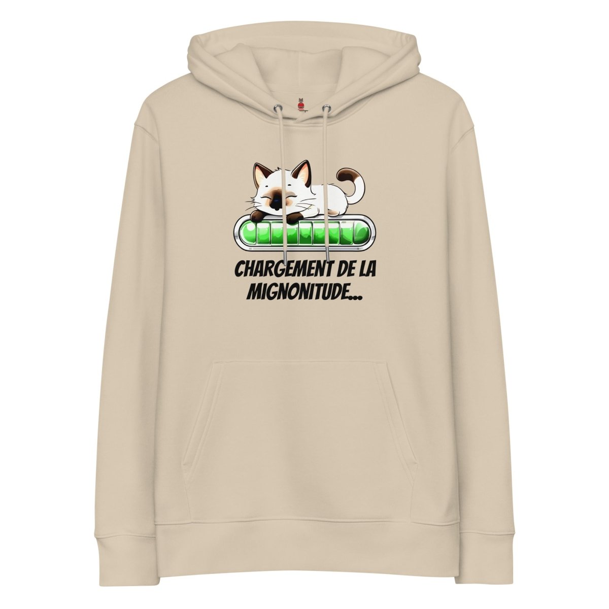 Hoodie Bio | Chaton Siamois Adorable - Felpatee - sweat a capuche durable - Felpatee