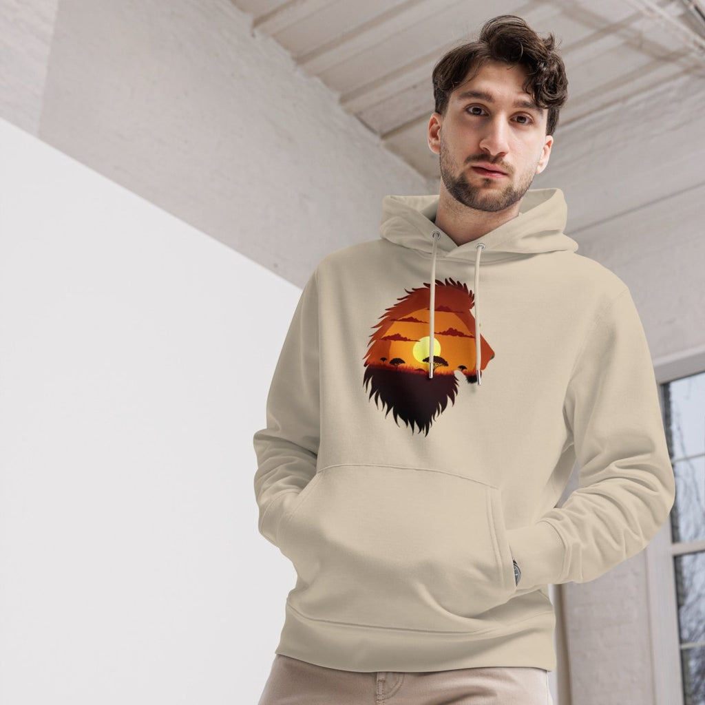 Hoodie Bio | Lion Sunset - Felpatee - Hoodie Bio - Felpatee