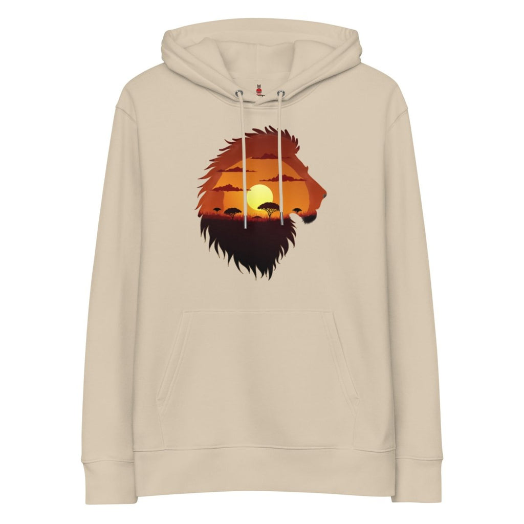 Hoodie Bio | Lion Sunset - Felpatee - Hoodie Bio - Felpatee