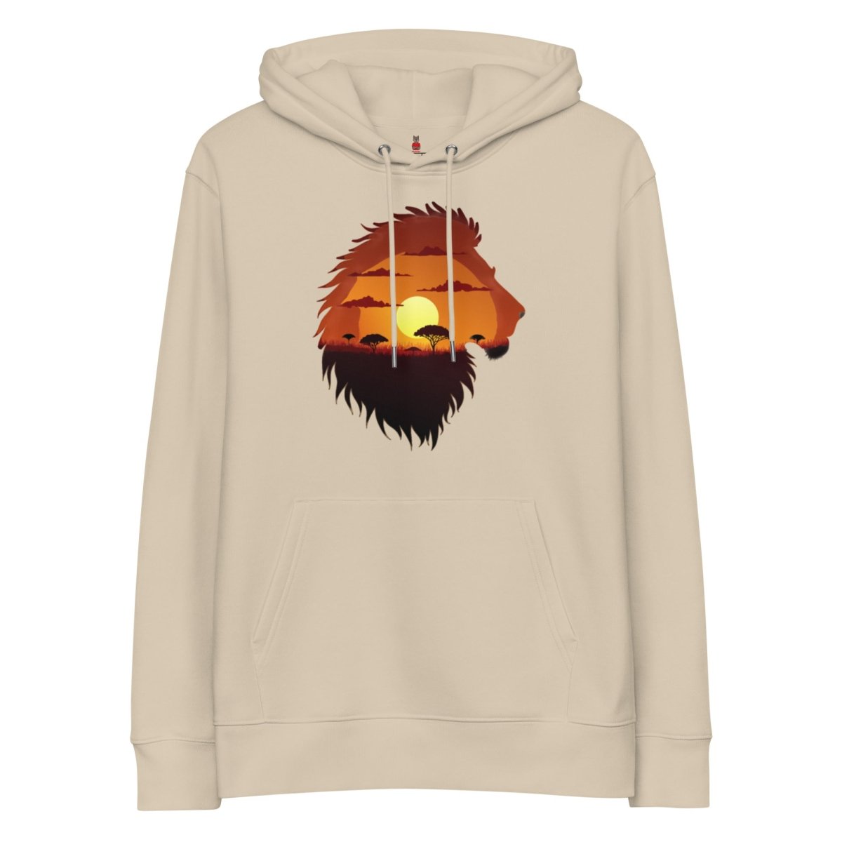 Hoodie Bio | Lion Sunset - Felpatee - Hoodie Bio - Felpatee