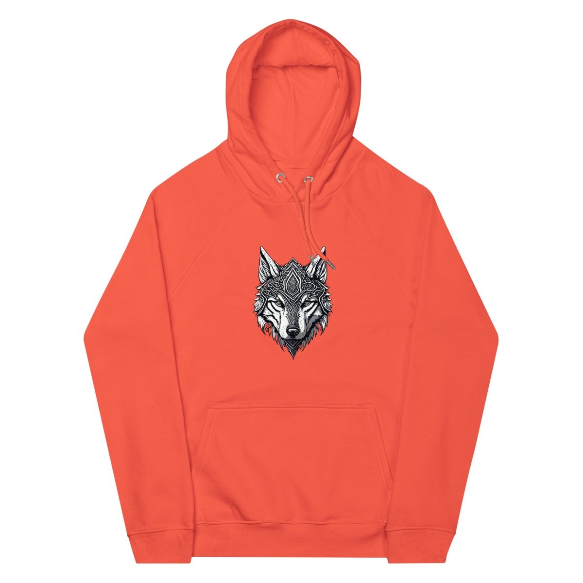 Hoodie Bio | Loup Gardien Runique - Felpatee - sweat a capuche durable - Felpatee