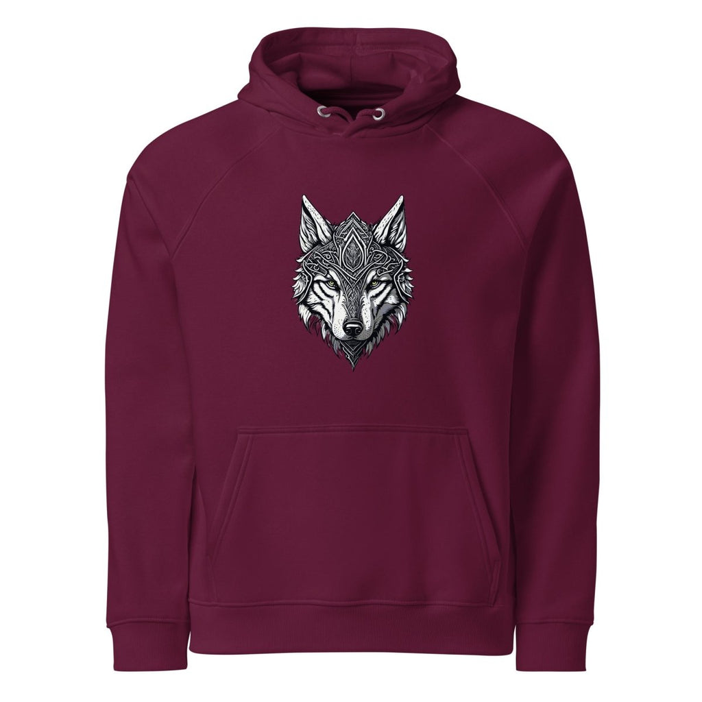 Hoodie Bio | Loup Gardien Runique - Felpatee - sweat a capuche durable - Felpatee