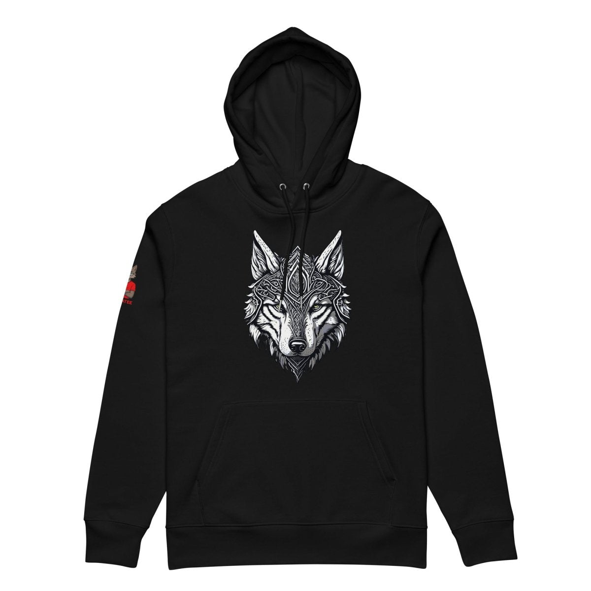 Hoodie Bio | Loup Gardien Runique - Felpatee - Hoodie Bio - Felpatee