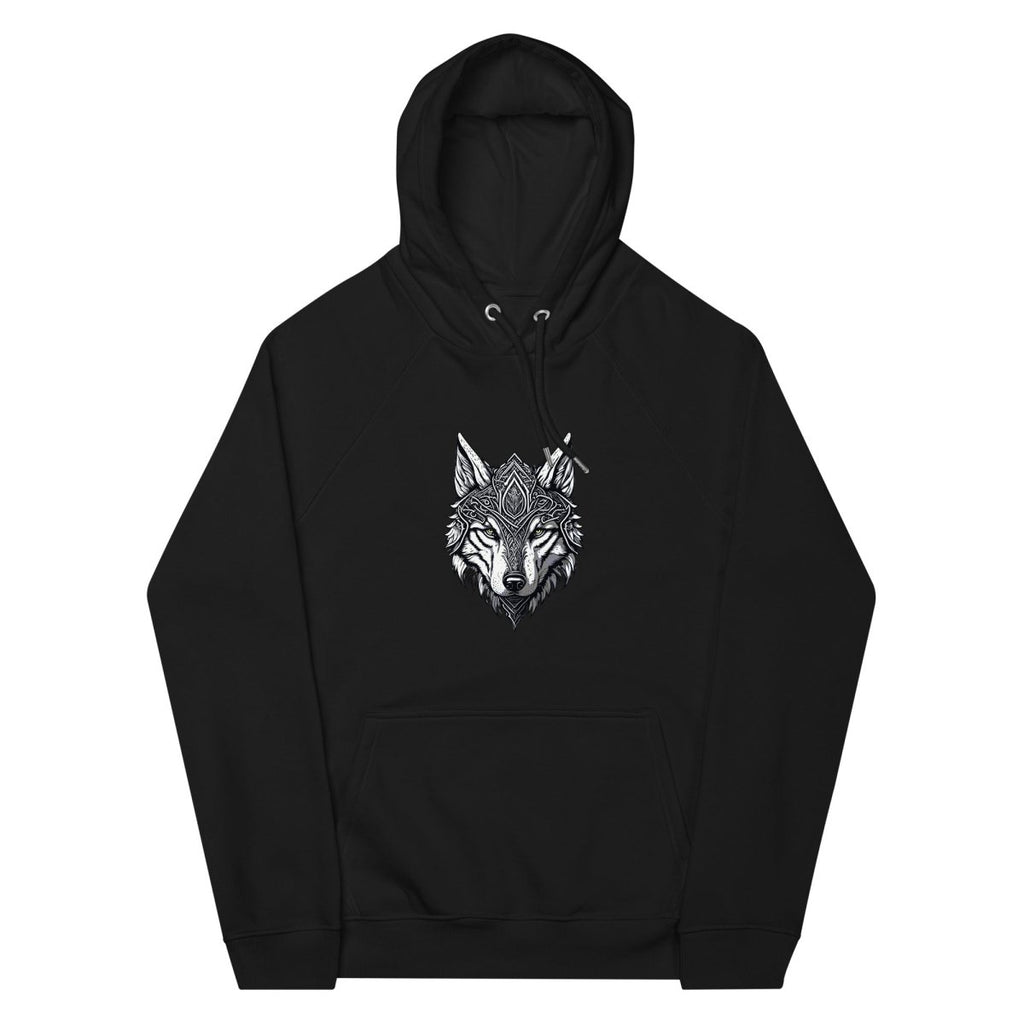 Hoodie Bio | Loup Gardien Runique - Felpatee - sweat a capuche durable - Felpatee