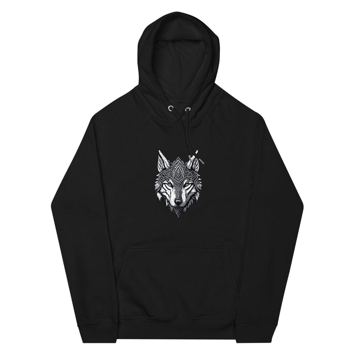 Hoodie Bio | Loup Gardien Runique - Felpatee - sweat a capuche durable - Felpatee