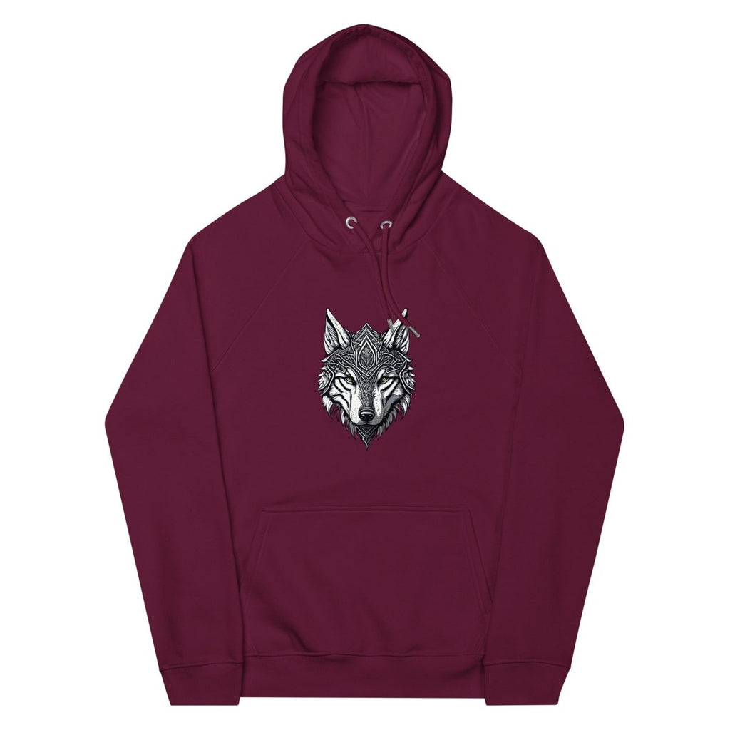 Hoodie Bio | Loup Gardien Runique - Felpatee - sweat a capuche durable - Felpatee