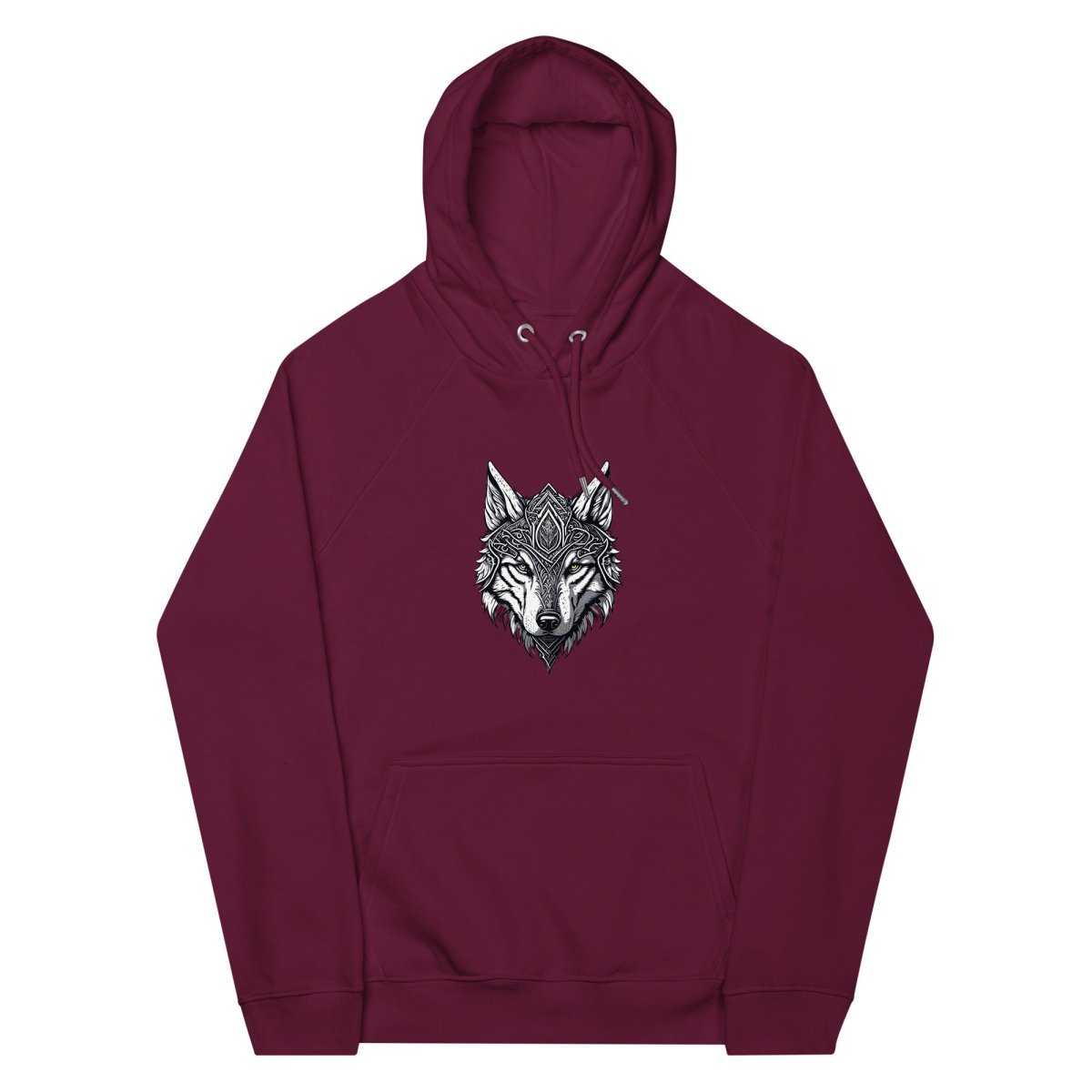 Hoodie Bio | Loup Gardien Runique - Felpatee - sweat a capuche durable - Felpatee