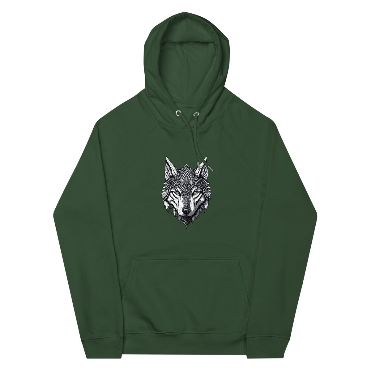 Hoodie Bio | Loup Gardien Runique - Felpatee - sweat a capuche durable - Felpatee