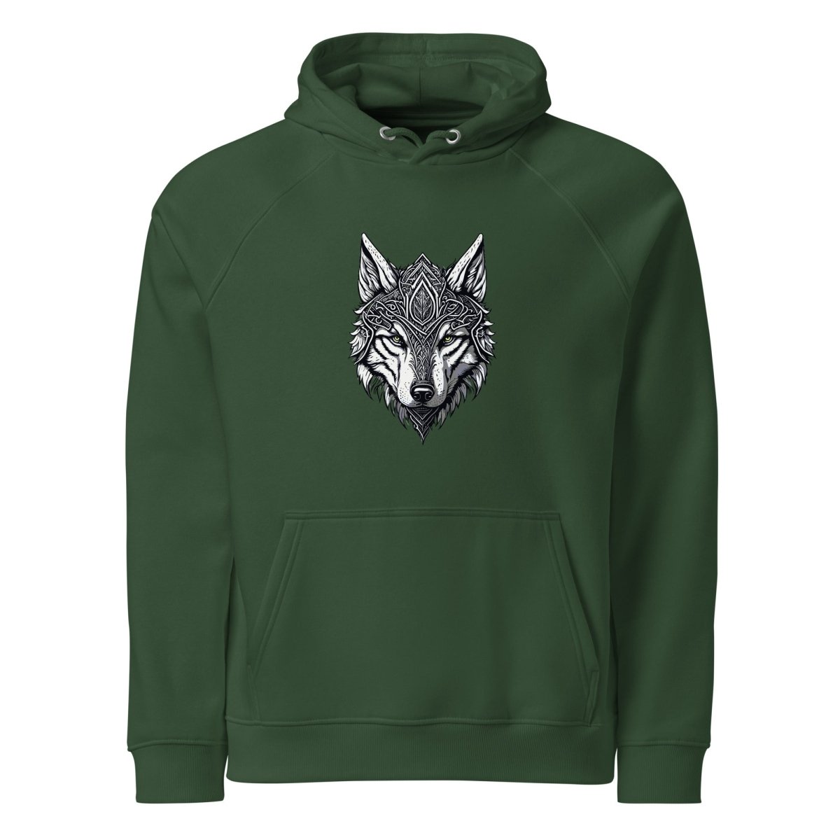 Hoodie Bio | Loup Gardien Runique - Felpatee - sweat a capuche durable - Felpatee