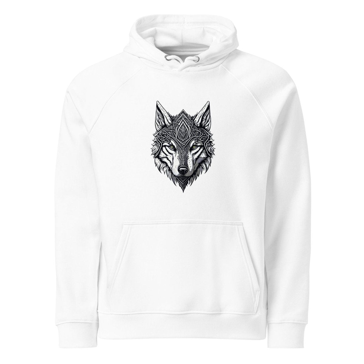 Hoodie Bio | Loup Gardien Runique - Felpatee - sweat a capuche durable - Felpatee