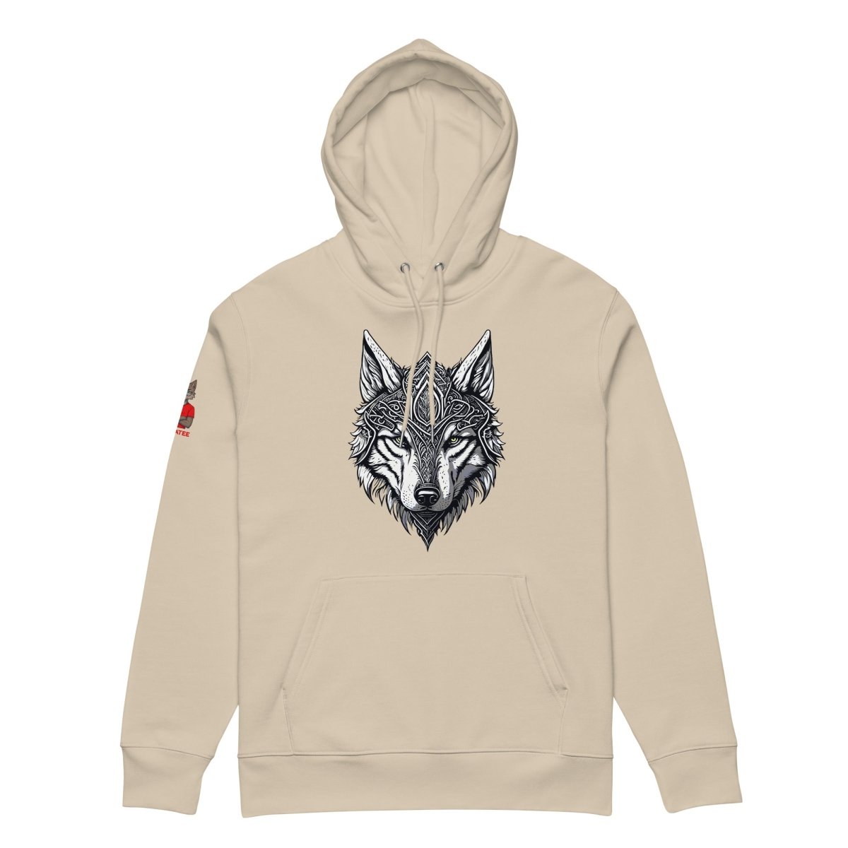 Hoodie Bio | Loup Gardien Runique - Felpatee - Hoodie Bio - Felpatee