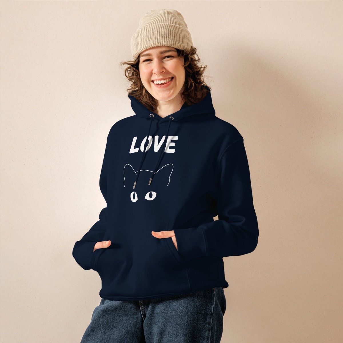 Hoodie Bio | Love Cat - Felpatee - Felpatee