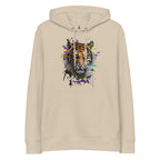 Hoodie Bio | Tigre Intense Effet Glitch Art - Felpatee - Hoodie Bio - Felpatee