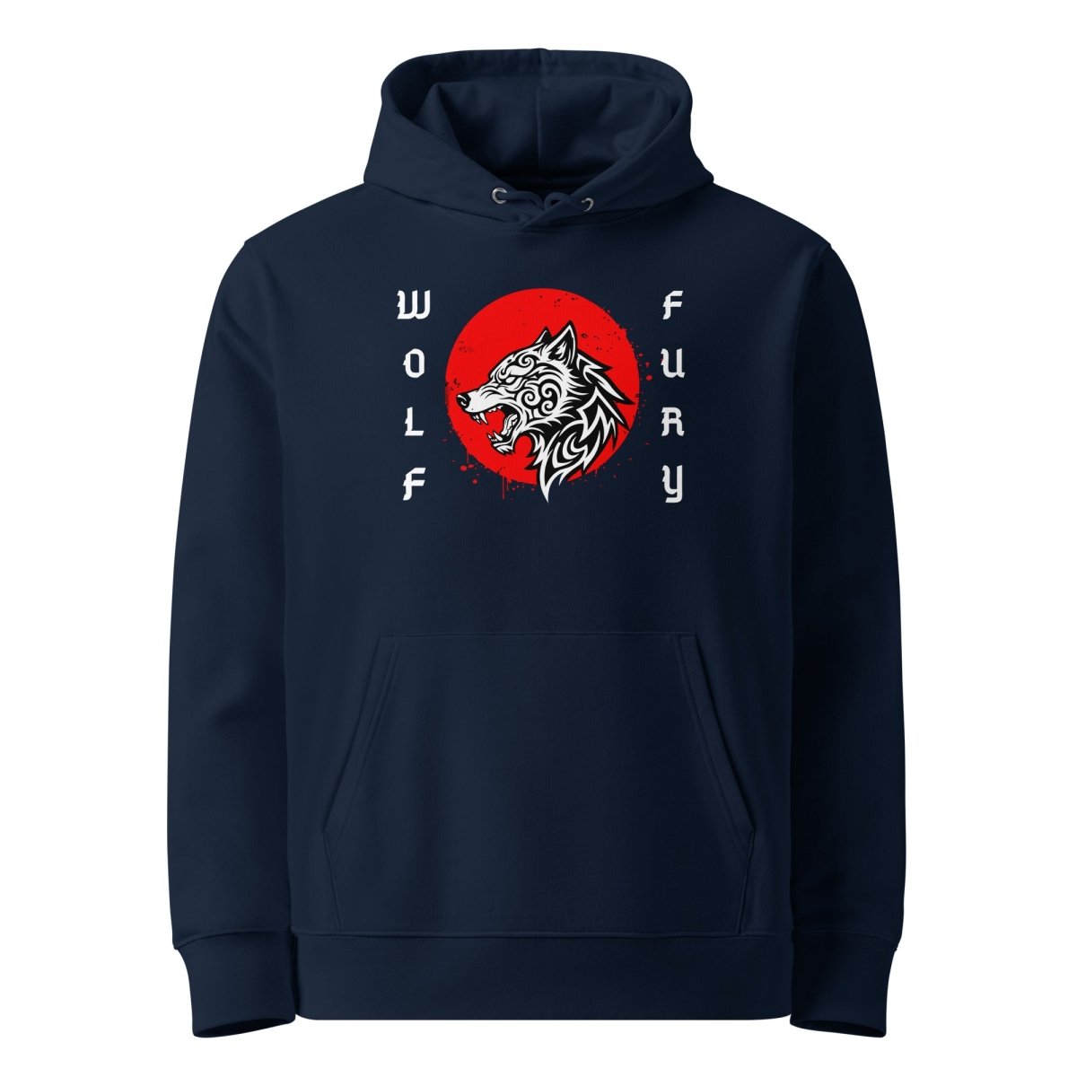 Hoodie Bio | Wolf Fury - Felpatee - Hoodie Bio - Felpatee