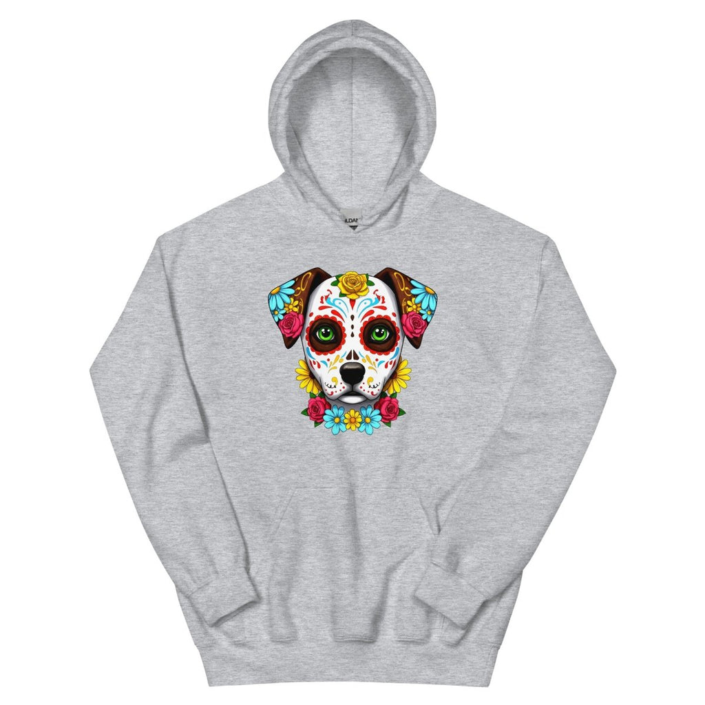 Hoodie Premium | Chien Calavera Fleuri - Felpatee - sweat a capuche - Felpatee