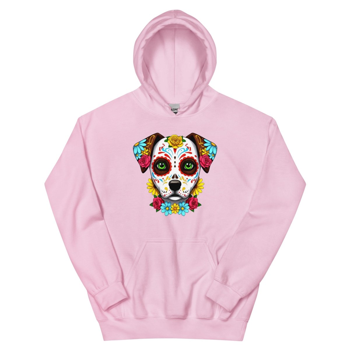 Hoodie Premium | Chien Calavera Fleuri - Felpatee - sweat a capuche - Felpatee