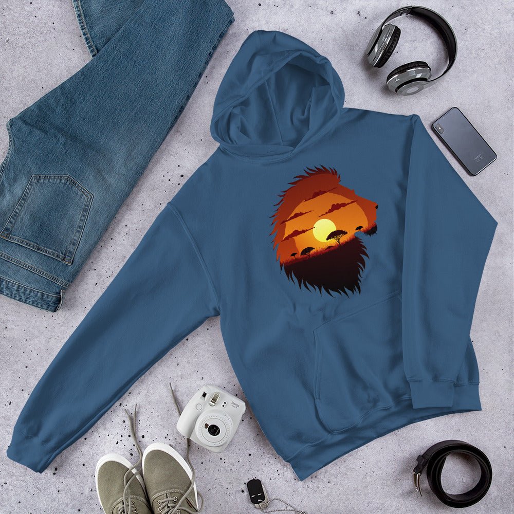 Hoodie Premium | Lion Sunset - Felpatee - sweat a capuche - Felpatee