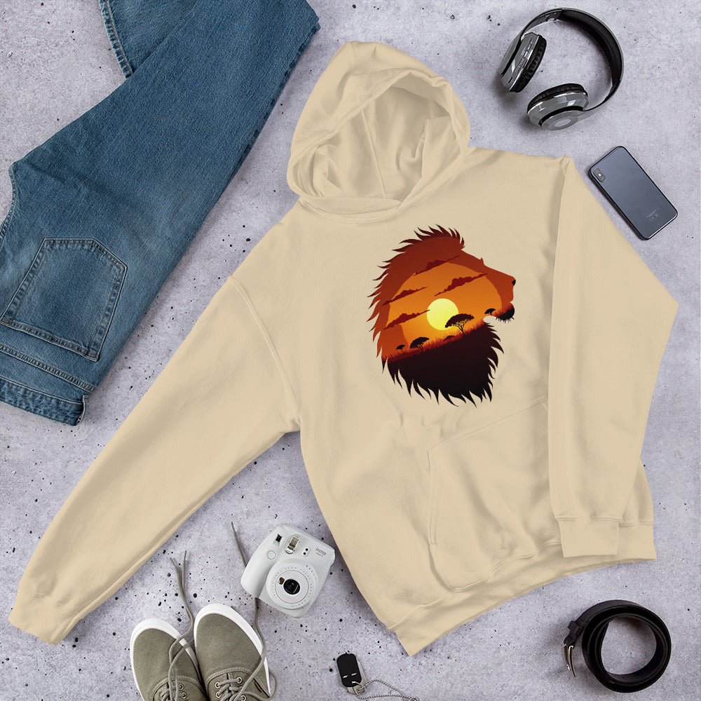 Hoodie Premium | Lion Sunset - Felpatee - sweat a capuche - Felpatee