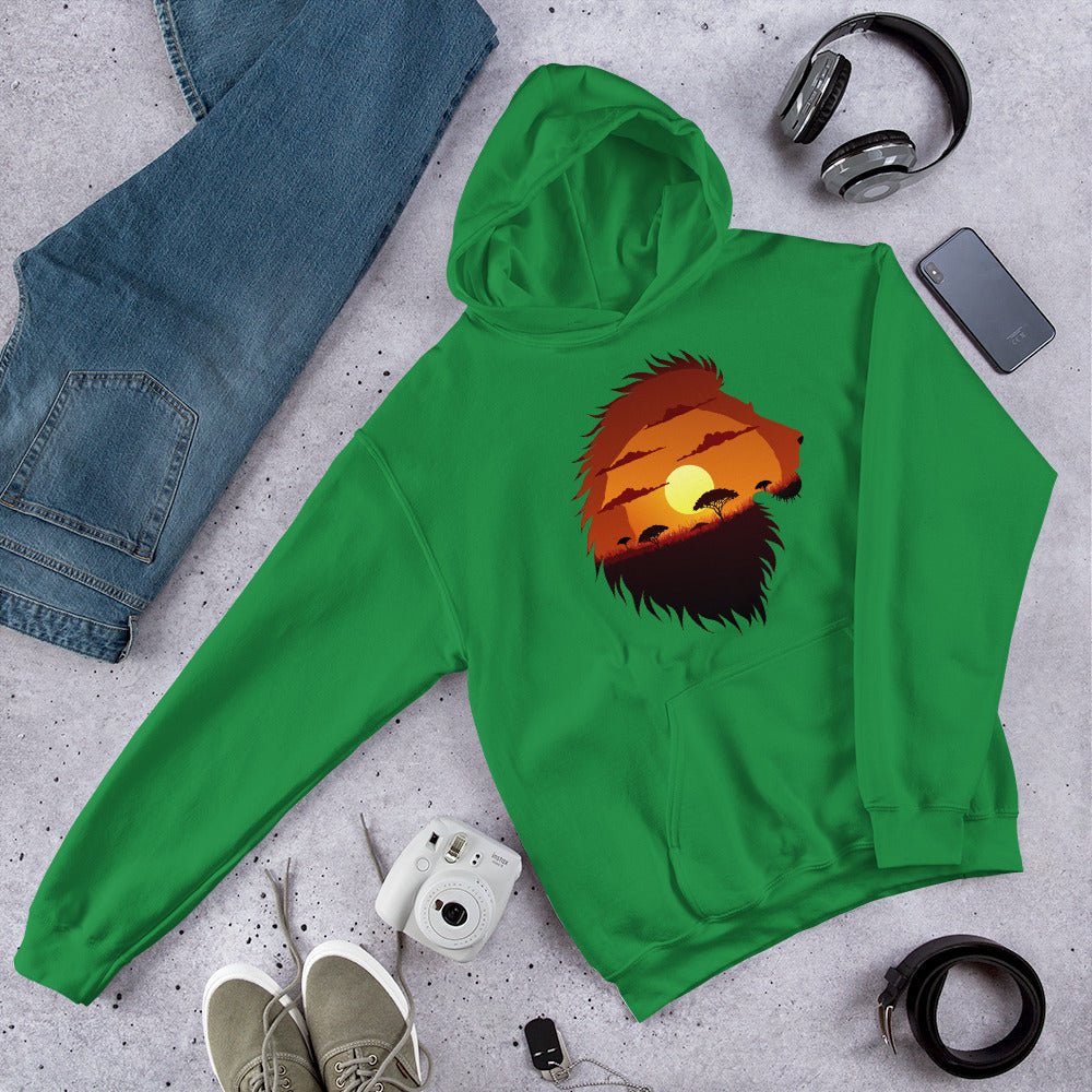 Hoodie Premium | Lion Sunset - Felpatee - sweat a capuche - Felpatee