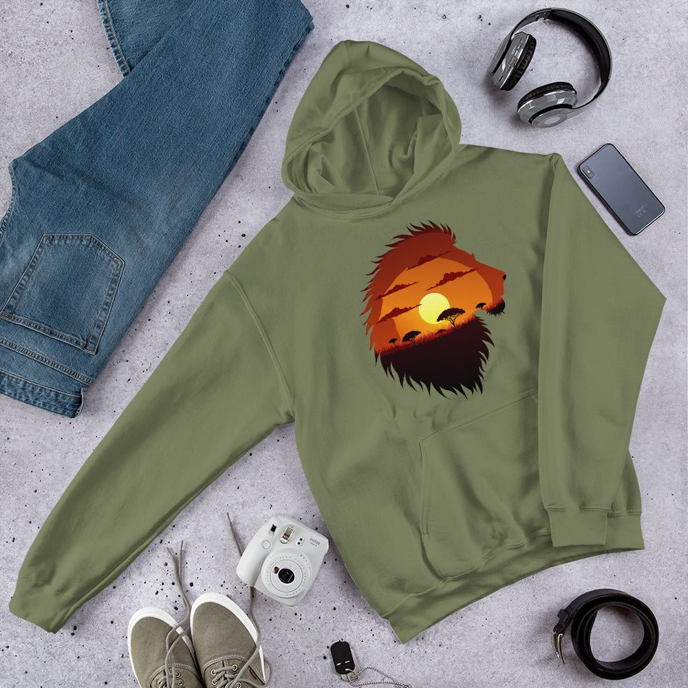 Hoodie Premium | Lion Sunset - Felpatee - sweat a capuche - Felpatee