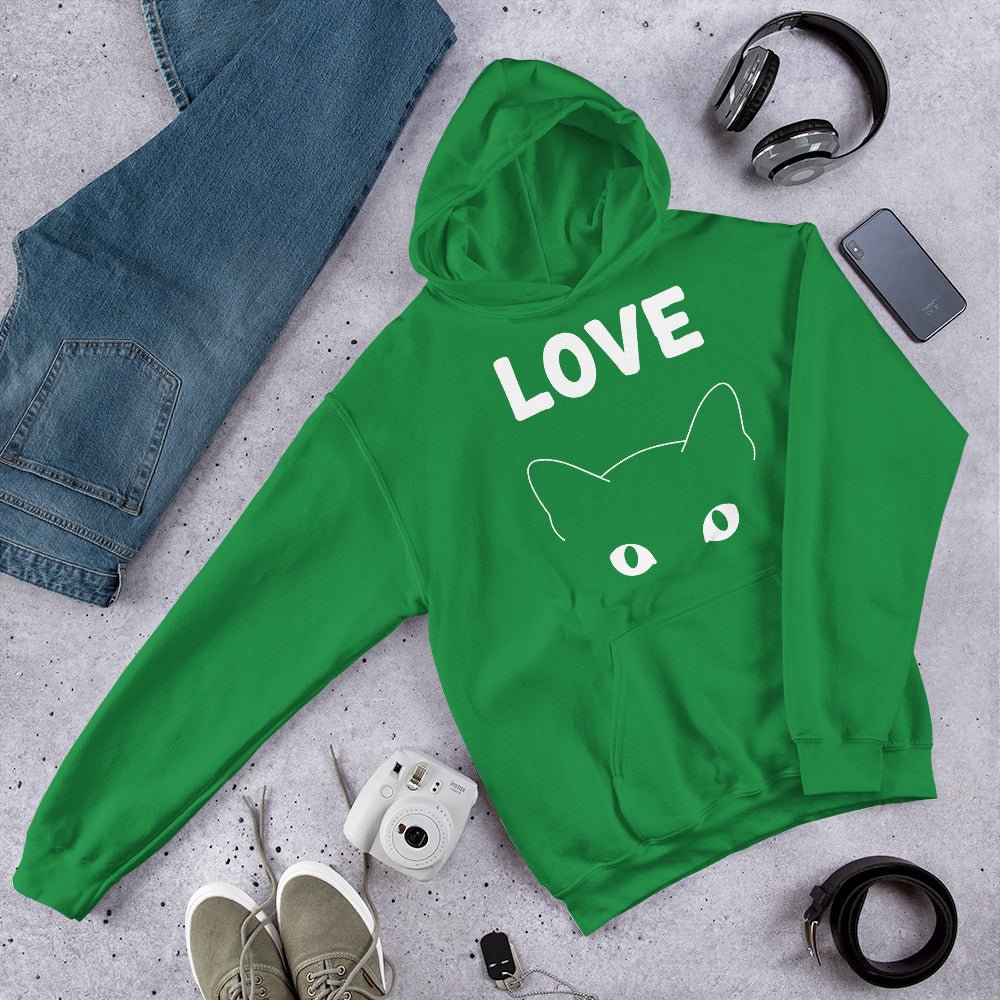 Hoodie Premium | Love Cat - Felpatee - sweat a capuche - Felpatee