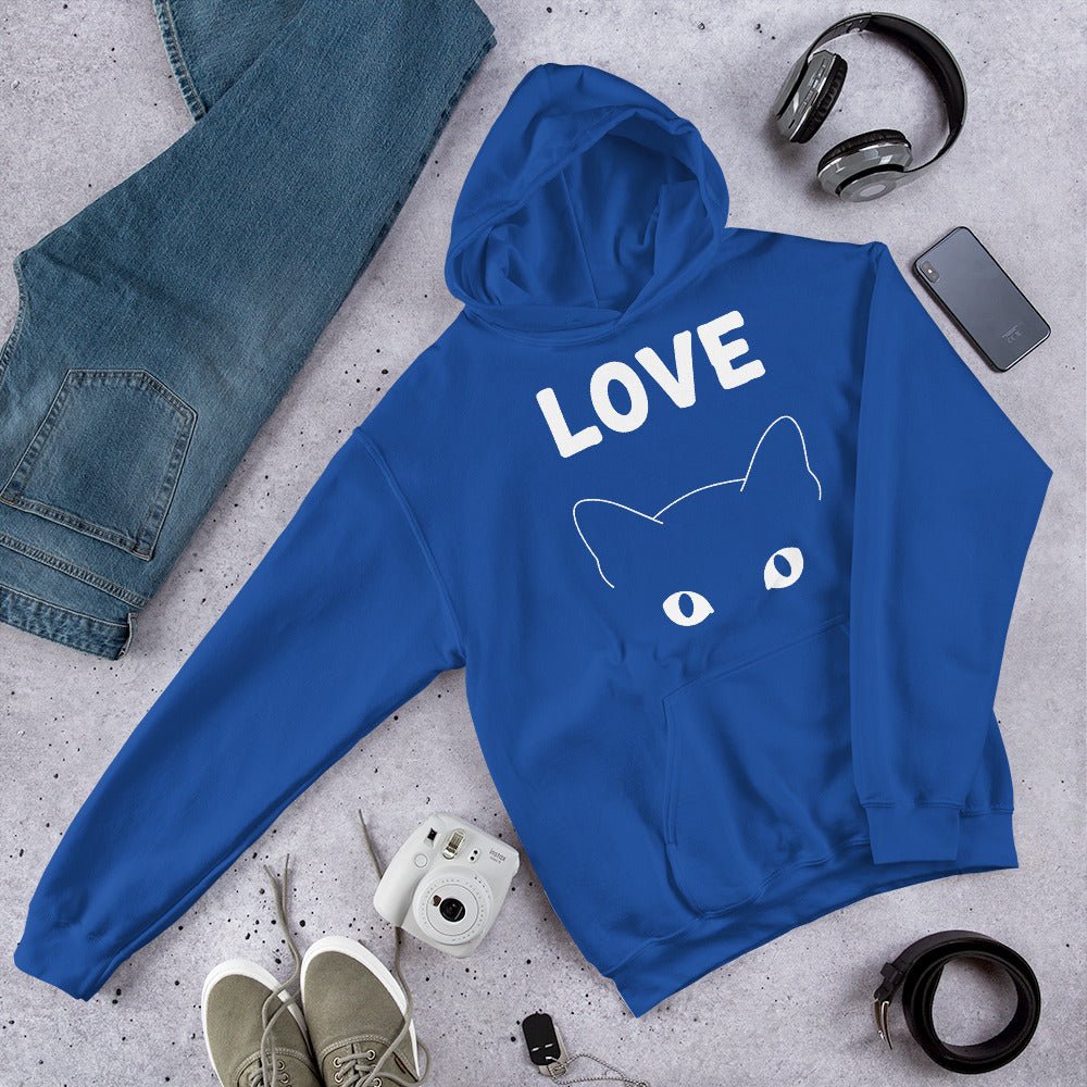 Hoodie Premium | Love Cat - Felpatee - sweat a capuche - Felpatee