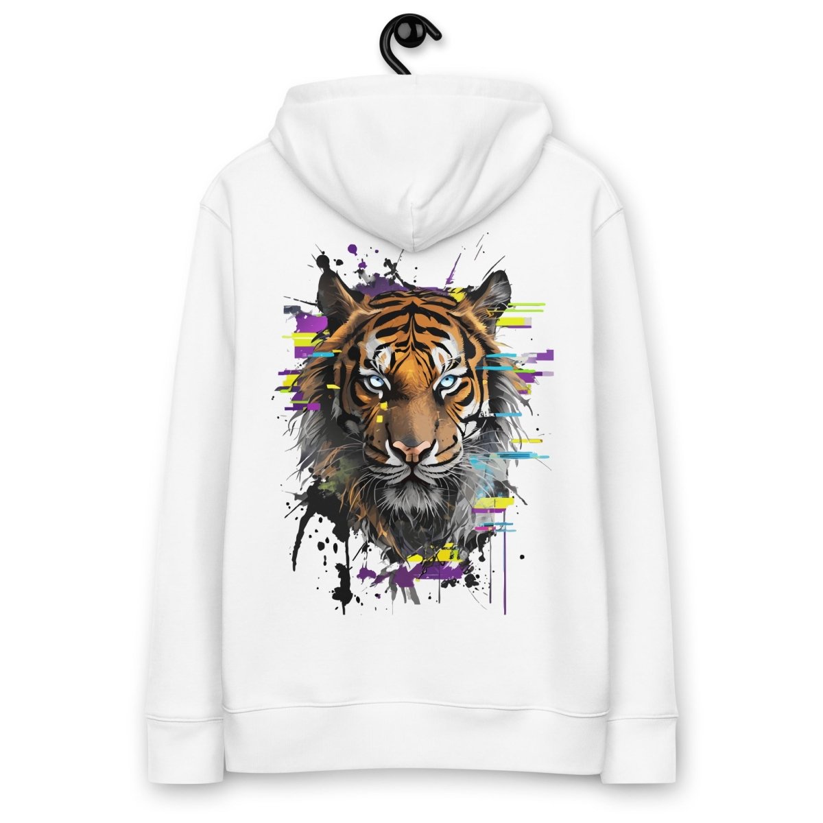 Hoodie Prestige | Tigre Intense Effet Glitch Art | Édition Signature - Felpatee - hoodie prestige - Felpatee