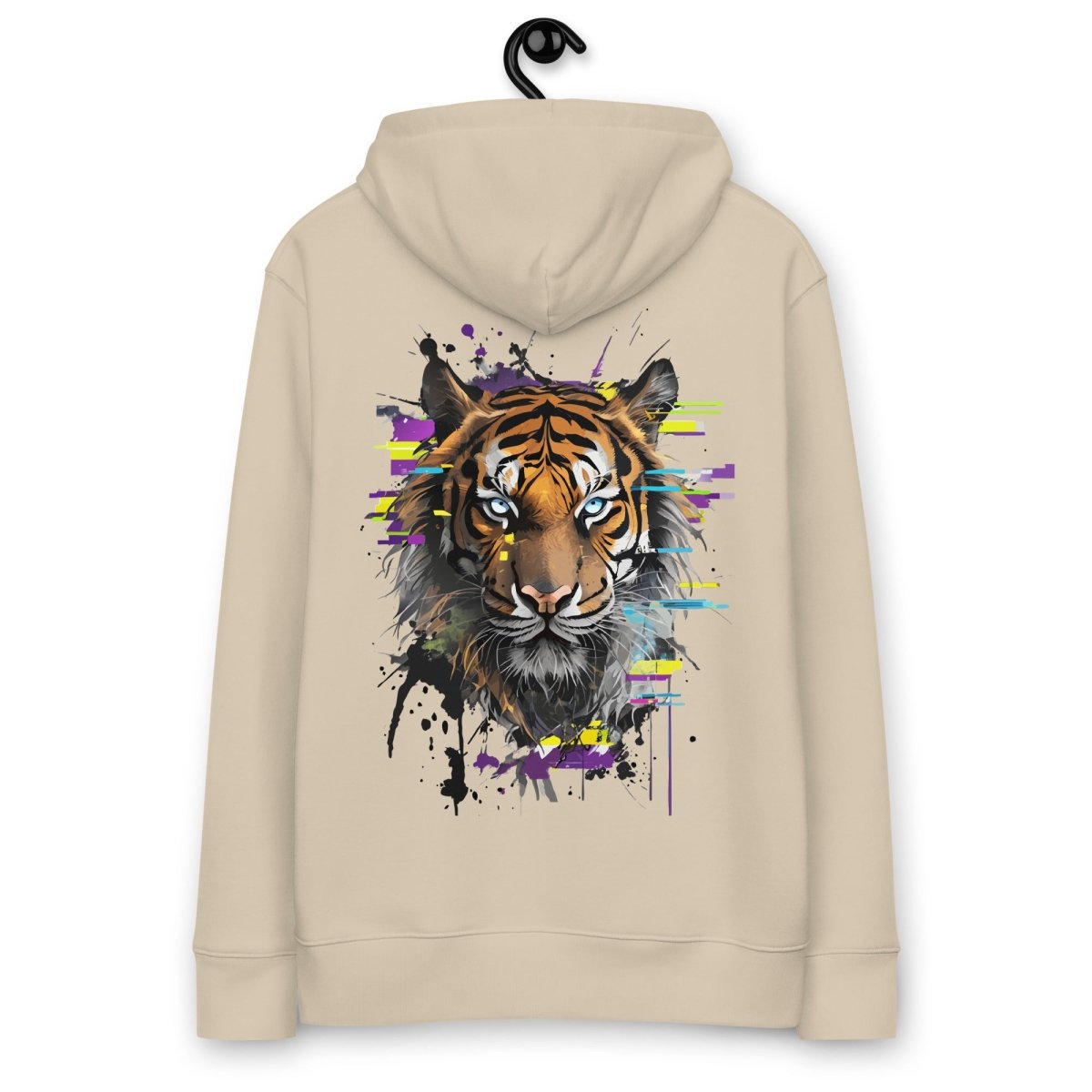 Hoodie Prestige | Tigre Intense Effet Glitch Art | Édition Signature - Felpatee - hoodie prestige - Felpatee