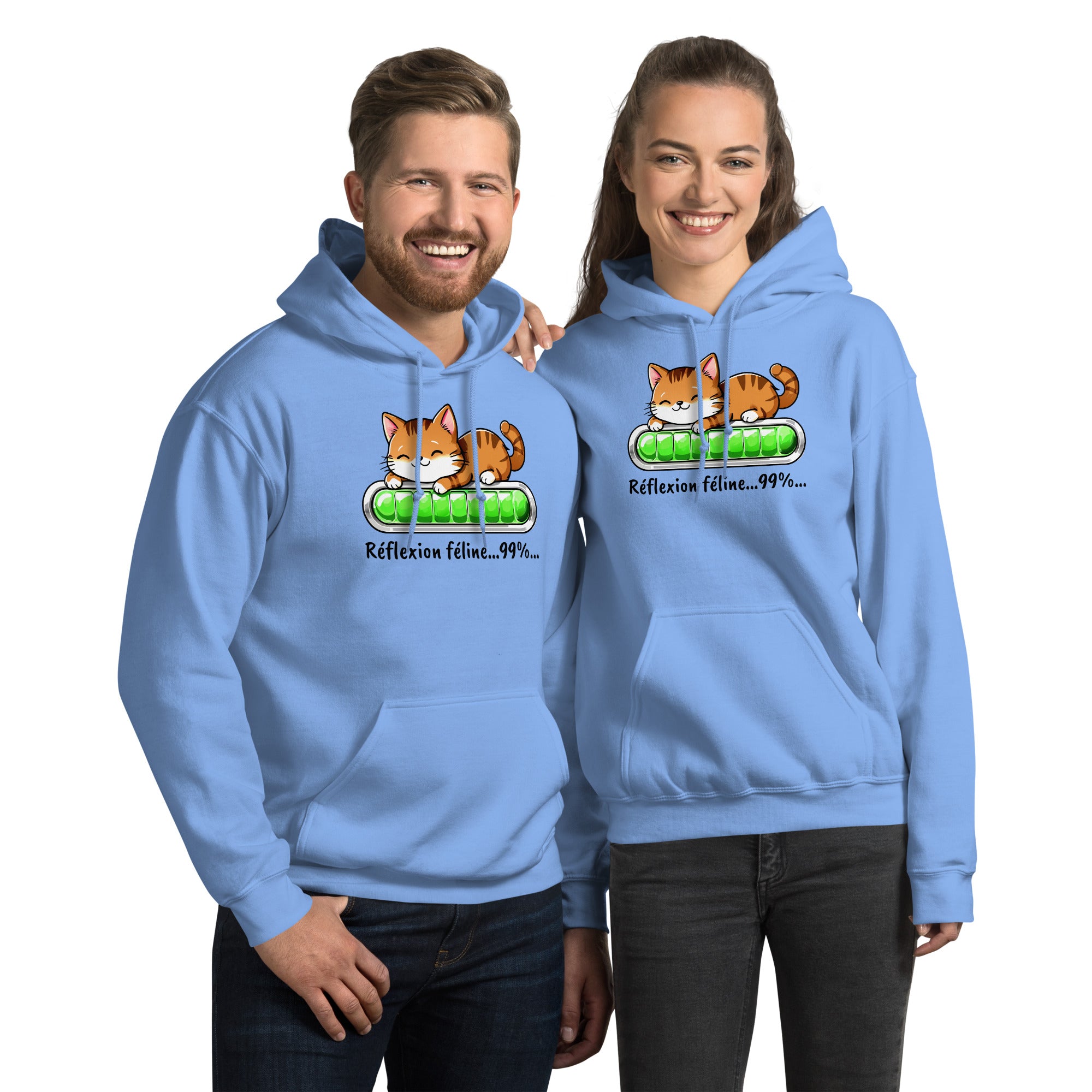 hoodie-unisexe-chat-réfléchit-bleu-ciel