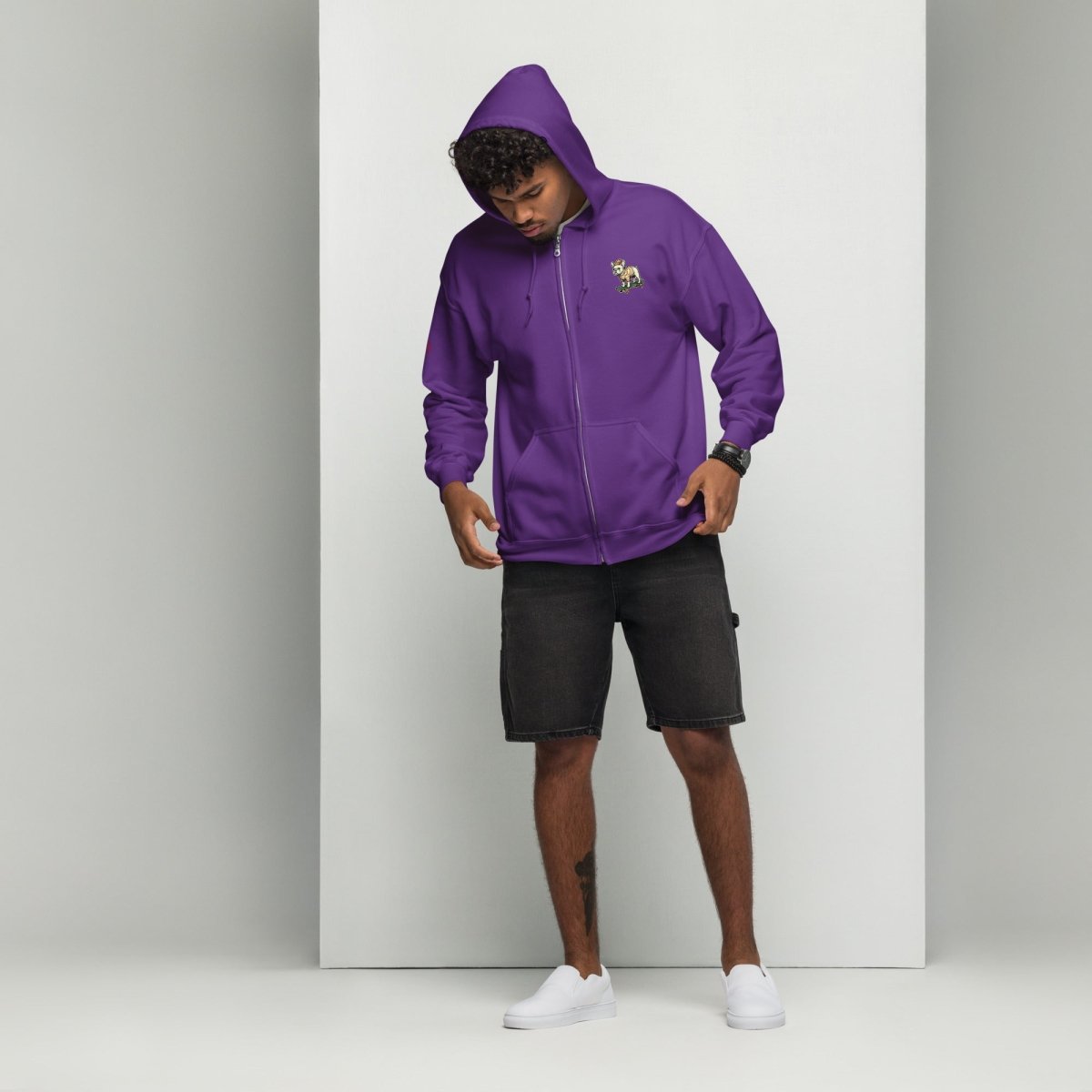 Hoodie Zippé Alpha | Bouledogue De Rue | Édition Signature - Felpatee - zippé alpha - Felpatee