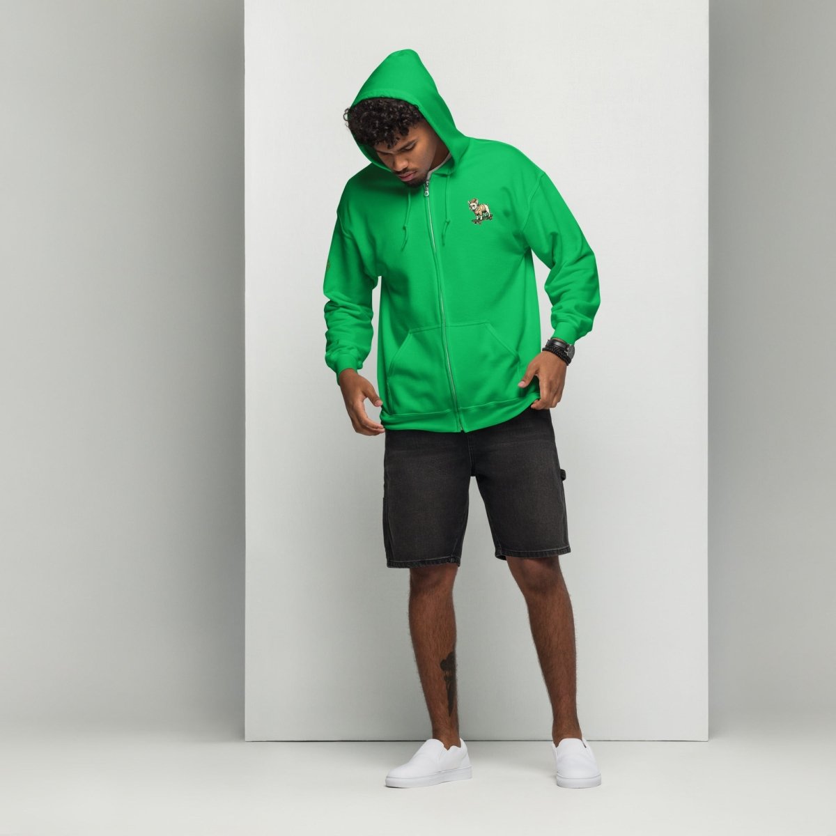 Hoodie Zippé Alpha | Bouledogue De Rue | Édition Signature - Felpatee - zippé alpha - Felpatee