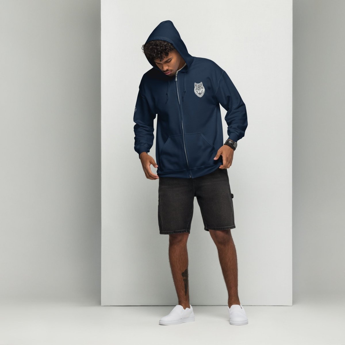 Hoodie Zippé Alpha | Instinct Émeraude | Édition Signature - Felpatee - zippé alpha - Felpatee
