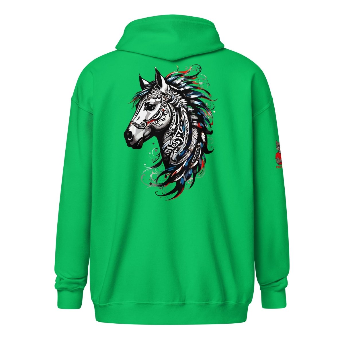 Hoodie Zippé Alpha | L'Esprit Tribal Équin | Édition Signature - Felpatee - zippé alpha - Felpatee