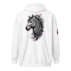 Hoodie Zippé Alpha | L'Esprit Tribal Équin | Édition Signature - Felpatee - zippé alpha - Felpatee