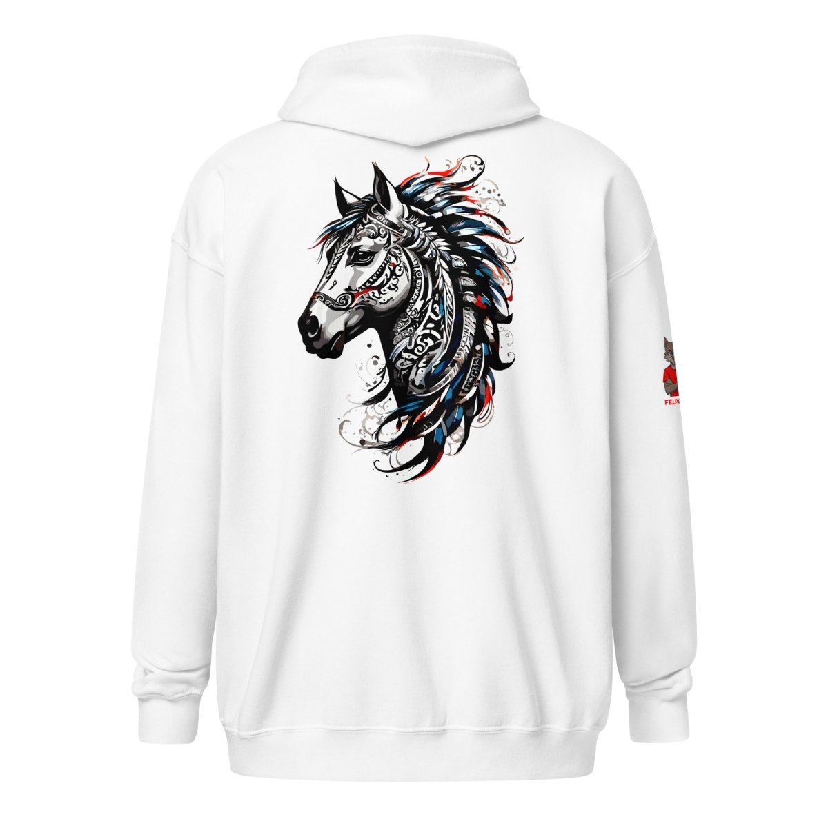 Hoodie Zippé Alpha | L'Esprit Tribal Équin | Édition Signature - Felpatee - zippé alpha - Felpatee