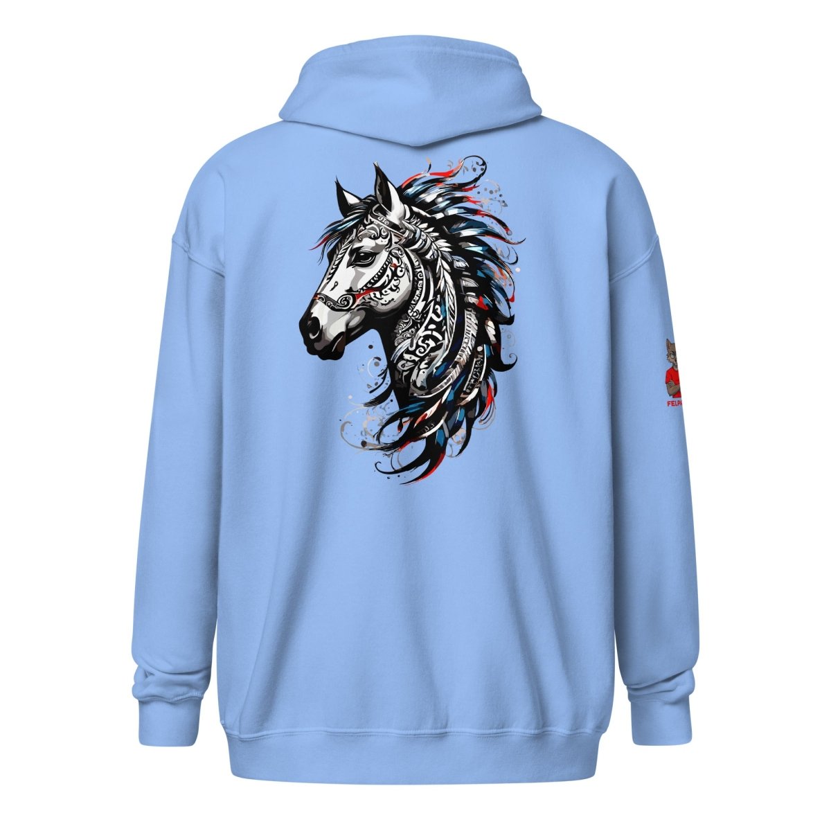 Hoodie Zippé Alpha | L'Esprit Tribal Équin | Édition Signature - Felpatee - zippé alpha - Felpatee