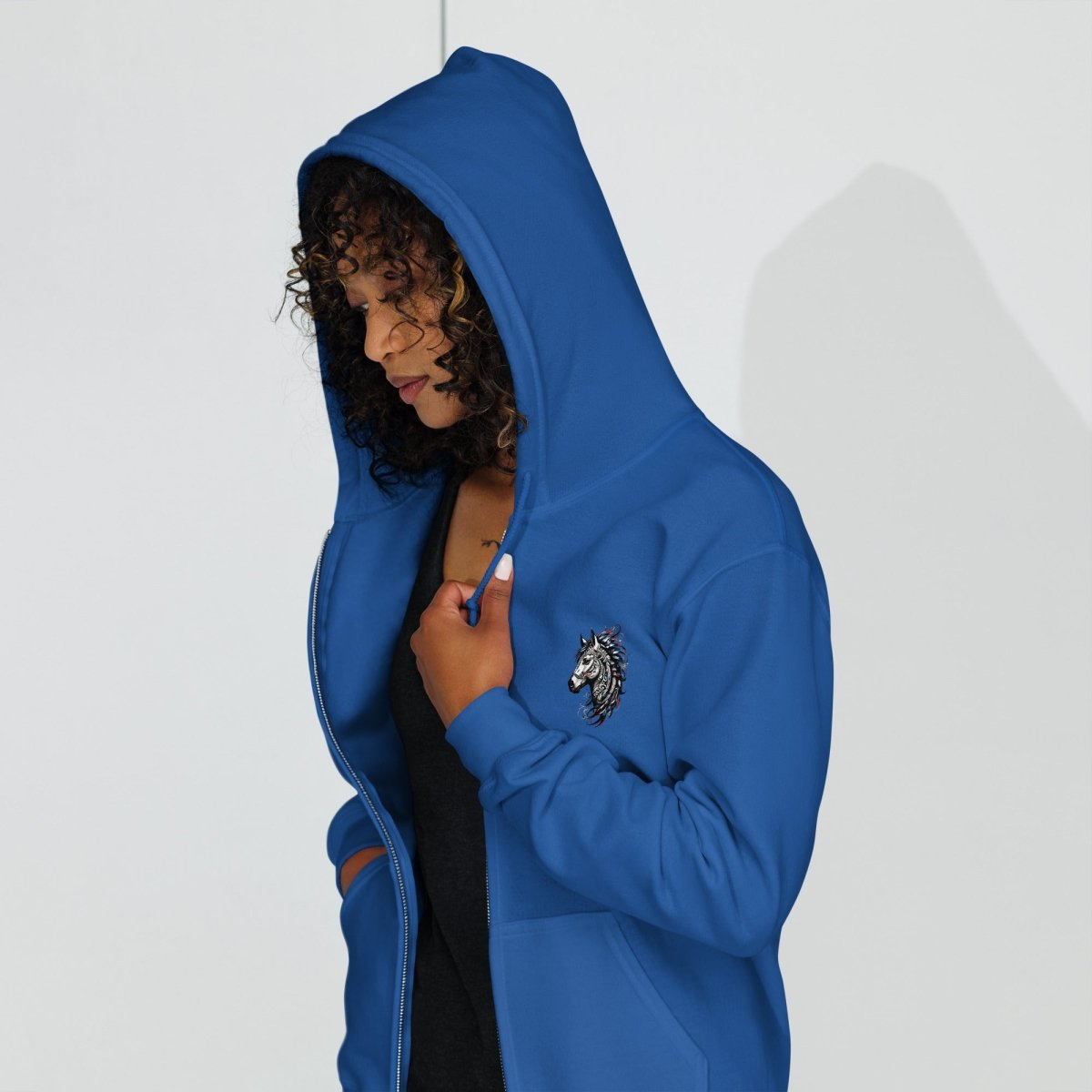 Hoodie Zippé Alpha | L'Esprit Tribal Équin | Édition Signature - Felpatee - zippé alpha - Felpatee
