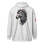 Hoodie Zippé Alpha | L'Esprit Tribal Équin | Édition Signature - Felpatee - zippé alpha - Felpatee