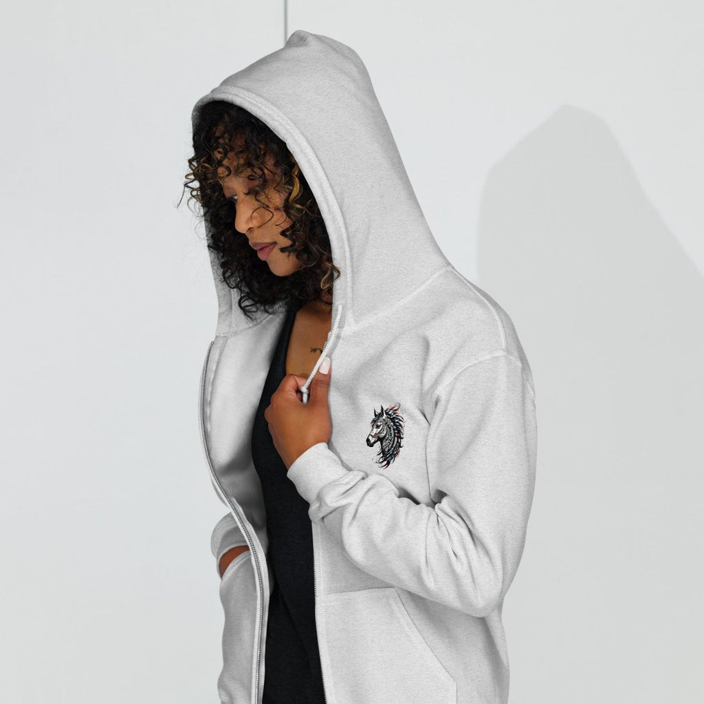 Hoodie Zippé Alpha | L'Esprit Tribal Équin | Édition Signature - Felpatee - zippé alpha - Felpatee