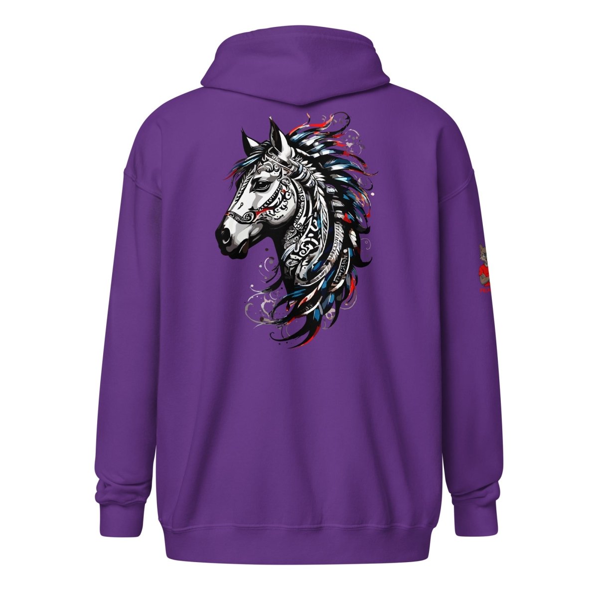 Hoodie Zippé Alpha | L'Esprit Tribal Équin | Édition Signature - Felpatee - zippé alpha - Felpatee