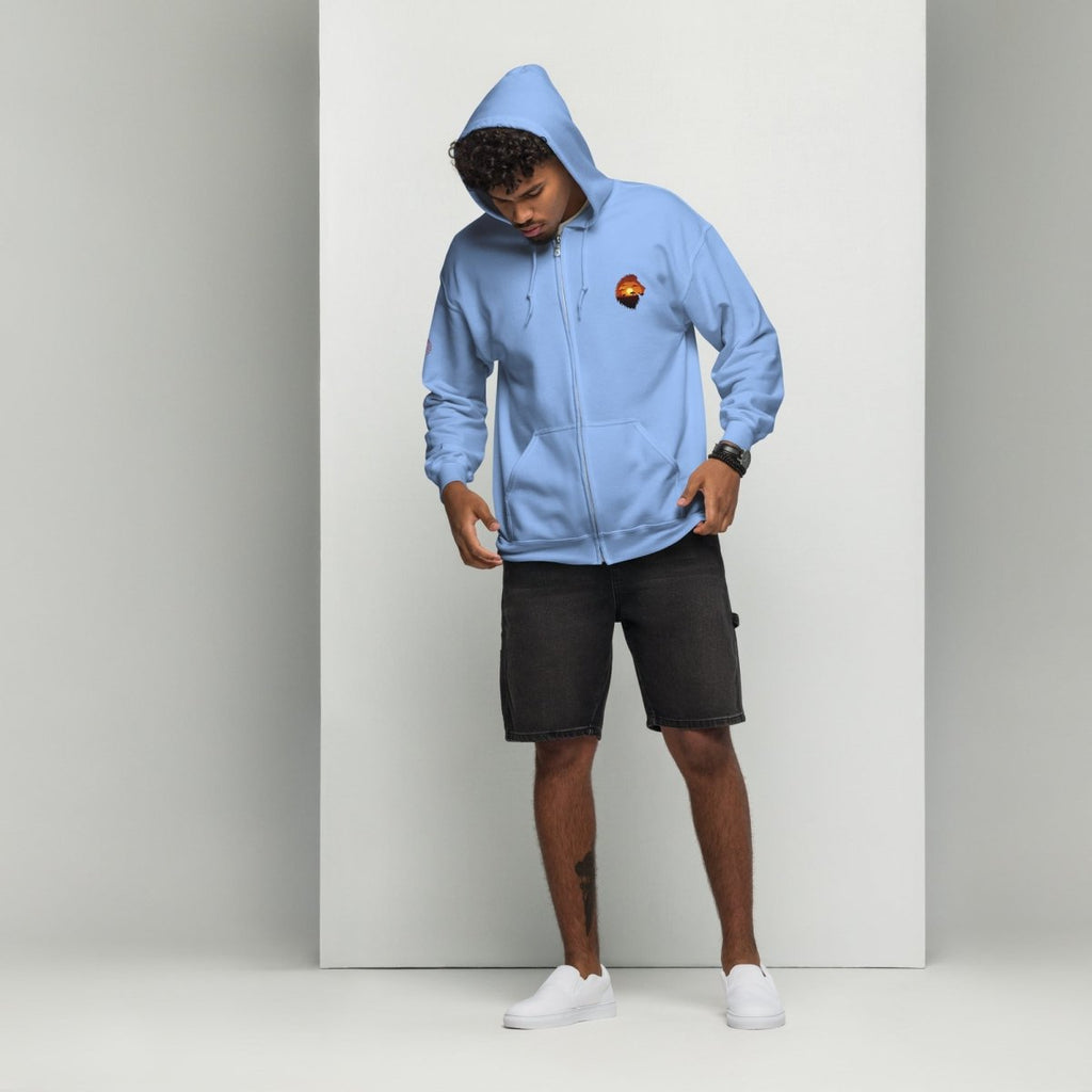 Hoodie Zippé Alpha | Lion Sunset | Édition Signature - Felpatee - zippé alpha - Felpatee