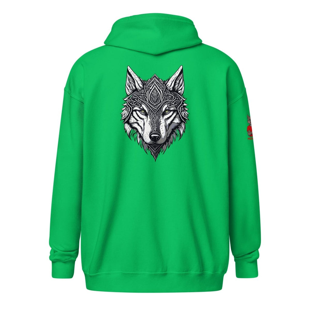 Hoodie Zippé Alpha| Loup Gardien Runique | Édition Signature - Felpatee - zippé alpha - Felpatee