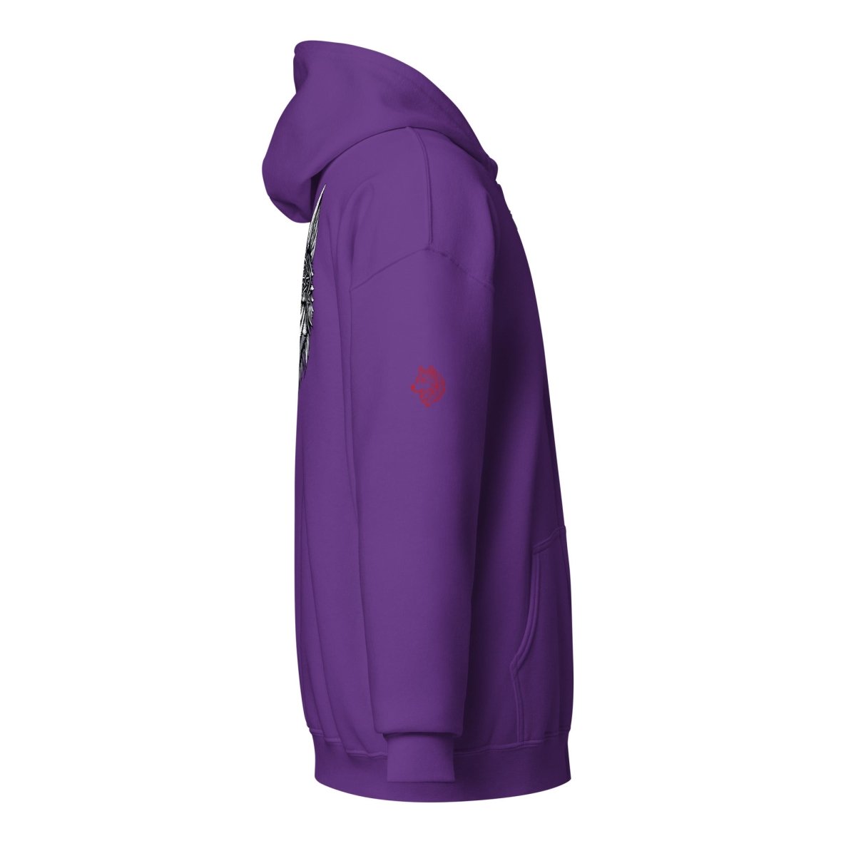 Hoodie Zippé Alpha| Loup Gardien Runique | Édition Signature - Felpatee - zippé alpha - Felpatee