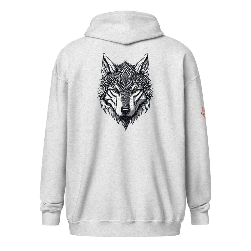 Hoodie Zippé Alpha| Loup Gardien Runique | Édition Signature - Felpatee - zippé alpha - Felpatee