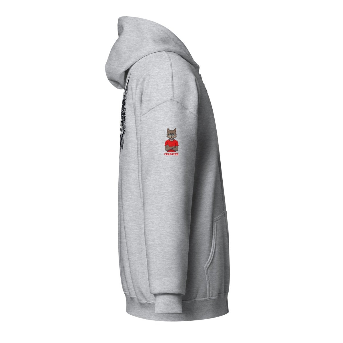 Hoodie Zippé Alpha| Loup Gardien Runique | Édition Signature - Felpatee - zippé alpha - Felpatee